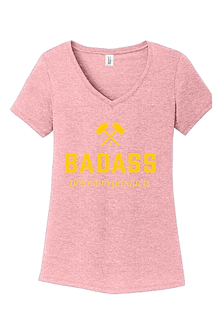 BADASS Tee — Black/Gold