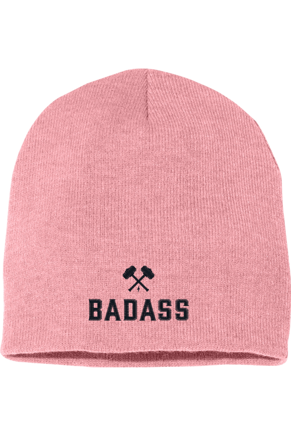 BADASS Beanie — Black/Gold