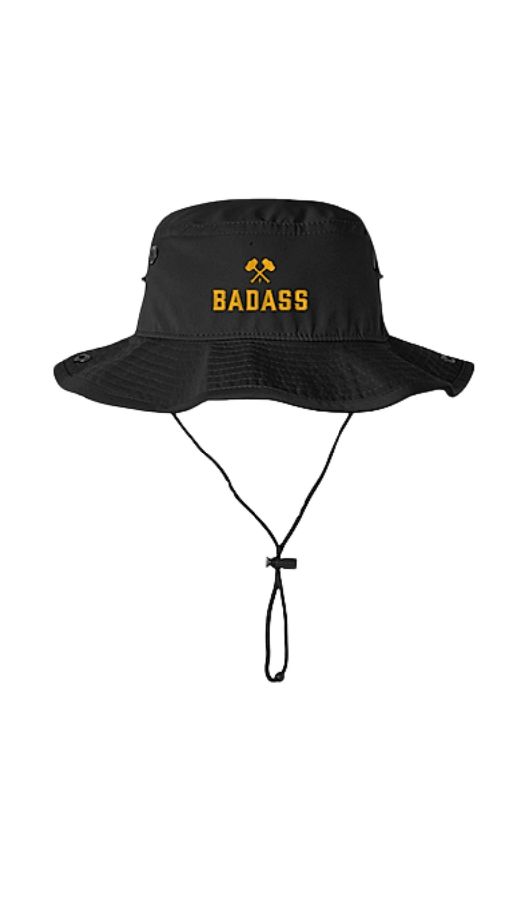 BADASS Cap — Black/Gold