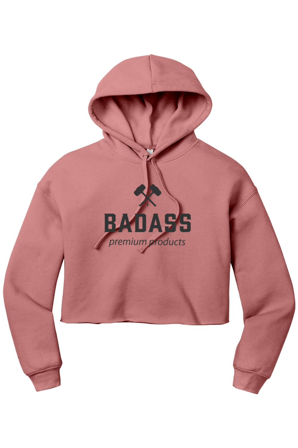BADASS Hoodie — Black/Gold