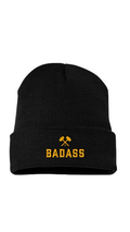 BADASS Beanie — Black/Gold