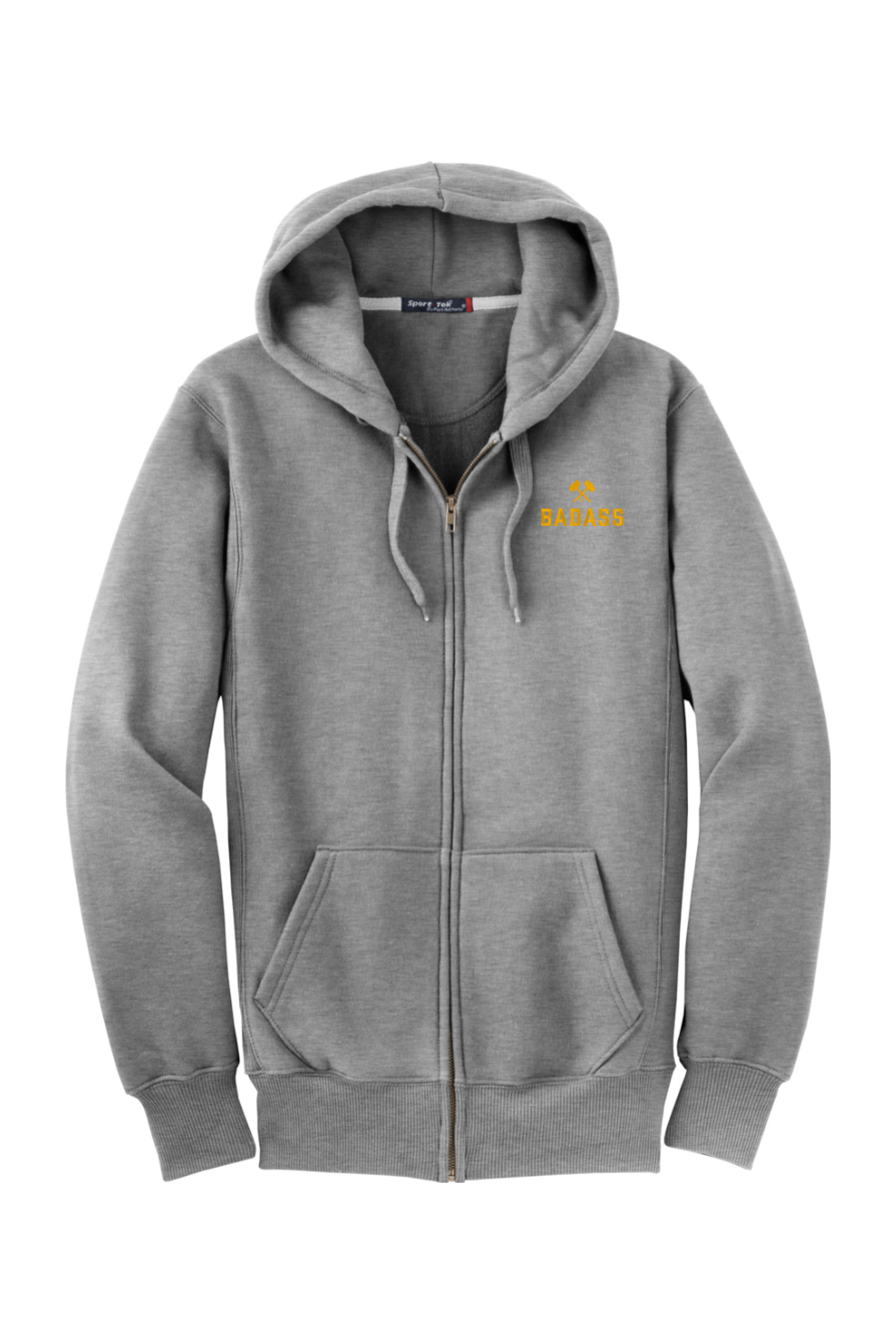 BADASS Hoodie — Black/Gold