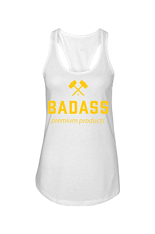 BADASS Tee — Black/Gold