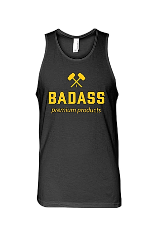 BADASS Tee — Black/Gold