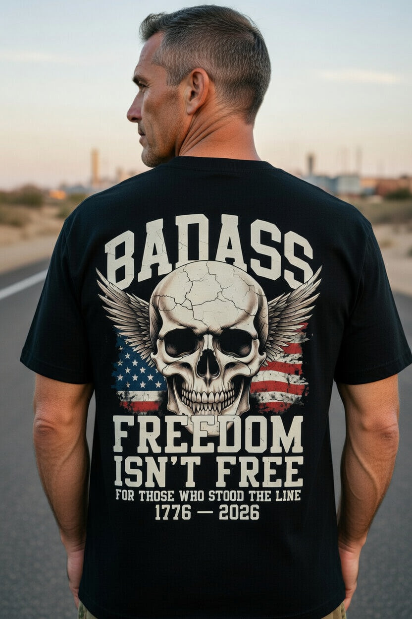 BADASS Freedom Tee — Veteran Edition